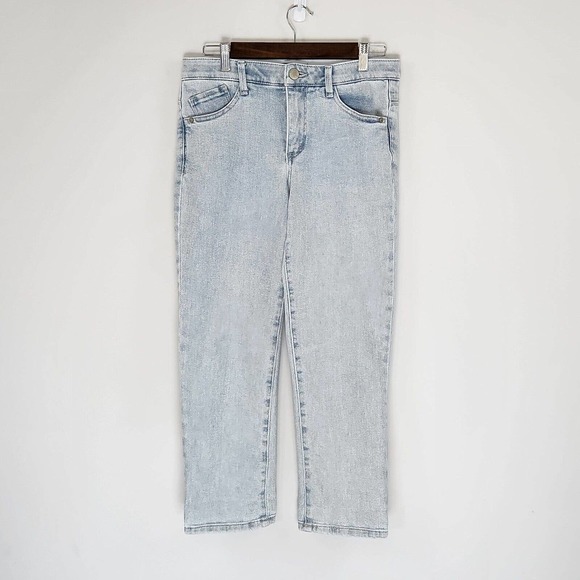 Democracy Women's "Ab"Solution Jeans Baggy Relaxed Fit Crop Cotton Blend Size 6 - Picture 1 of 12